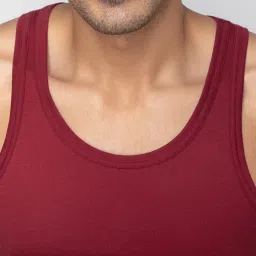 XYXX Black & Red Round Neck Vest - Pack of 2 image 4