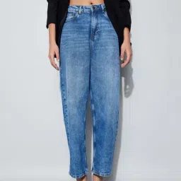 Ginger By Lifestyle Light Blue Cotton Regular Fit Jeans-image-18
