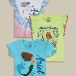 Kidsville Multicolor Cotton Printed T-Shirt-image-14