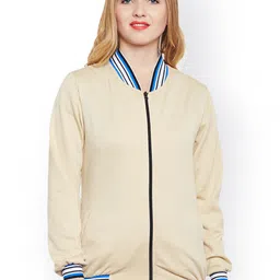 Belle Fille Women Nude-Coloured Solid Lightweight Open Front Jacket-picture-16