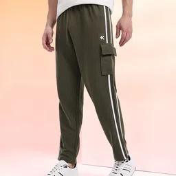 HRX by Hrithik Roshan Men Side Striped Mid-Rise Lifestyle Cargos-picture-14