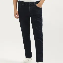 United Colors of Benetton Dark Blue Lightly Washed Slim Fit Jeans-picture-31