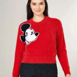 Honey by Pantaloons Red Printed Sweater-picture-15