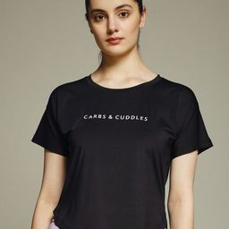 MKH Women Typography Printed Dri-FIT Relaxed Fit T-shirt-picture-6