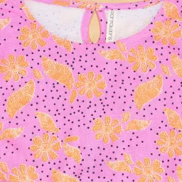 Pantaloons Junior Lilac Printed Regular Fit T-Shirt image 4