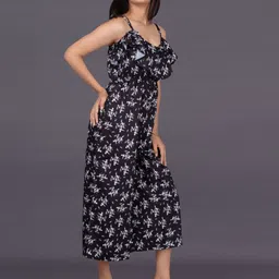 La Aimee Women Floral Printed Basic Jumpsuit image 3