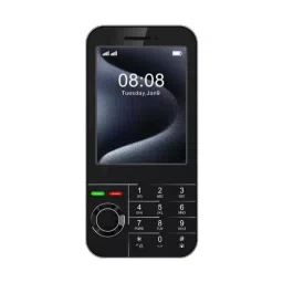 I Kall K999 3.36 inch (85.344 mm) 2000 mAh 2G Black Keypad Mobile with Premium Back Design image 2