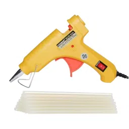 Fadman 20 W Standard Temperature Hot Melt Mini Glue Gun with 20 Stick Yellow 7 mm Stick Dia., 29-Yellowmini-20wt-20-St-picture-26