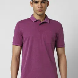 Van Heusen Flex Men Typography Polo Collar Pockets T-shirt-image-43