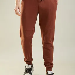 TIM PARIS Men Pure Cotton Mid Rise Joggers-image-32