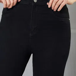 Miss Chase Women Straight Fit High-Rise Stretchable Jeans image 3
