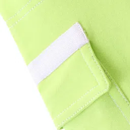 Pine Kids Knit Full Length Solid Lounge & Track Pant - Lime Punch image 3