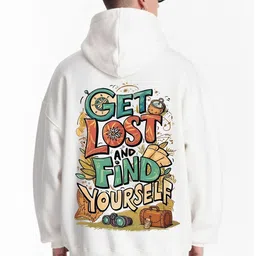 BDSQUARE Men Printed Hooded Sweatshirt image 3