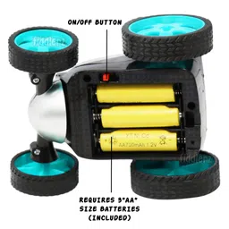 Fiddlerz Remote Control Car With 360 Rotating Rolling Radio Control (Colour May Vary) image 5