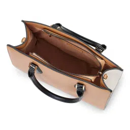 Miraggio Zoe Tan Textured Medium Satchel image 4