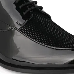 Hydes N Hues Men's Black Derby Shoes image 5