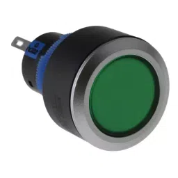 RS PRO Illuminated Push Button Switch Momentary 22.2 mm Cutout SPDT Green LED 250 V AC, 1758233-picture-38