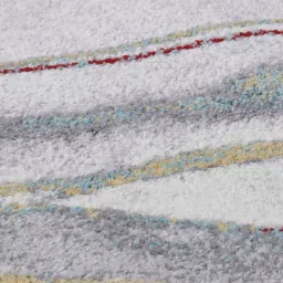 Obsessions Grey & Teal Abstract Carpet - Medium image 4