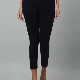 Cantabil Blue Cotton Straight Fit Mid Rise Pants-picture-19