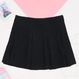 Pantaloons Junior Girls Black Skirt-image-71