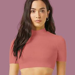 Dream Beauty Fashion Solid Ribbed Round Neck Regular Top-picture-33