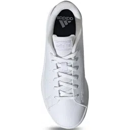 Adidas Women's ADVANTAGE BASE White Tennis Shoes image 4