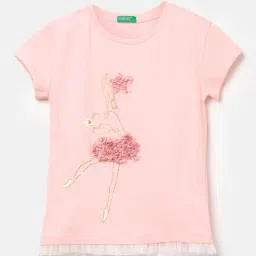 United Colors of Benetton Kids Pink Applique Top-picture-40