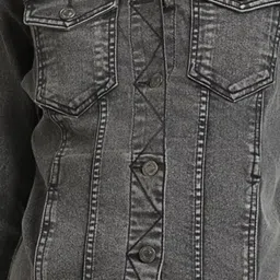 Forever 21 Grey Regular Fit Denim Jacket image 4