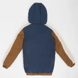 Pantaloons Junior Boys Cheddar Cheese Color Block Jacket image 2