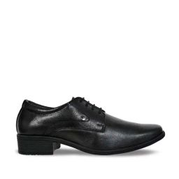 Allen cooper Men's Black Derby Shoes-picture-40