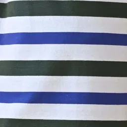 Anthrilo Kids Blue Cotton Striped T-Shirt & Trouser image 4