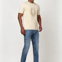 Peter England Casuals Blue Cotton Regular Fit Jeans image 4