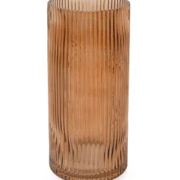 Pure Home and Living Dark Brown Glass Vase image 4