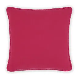 Pure Home and Living Pink Cotton Digital Print Cushion Cover image 4