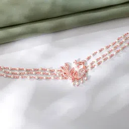 GIVA 925 Sterling Silver Rose Gold Necklace for Women-image-81