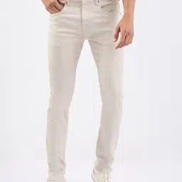 Spykar Ivory Cotton Slim Fit Jeans-picture-15