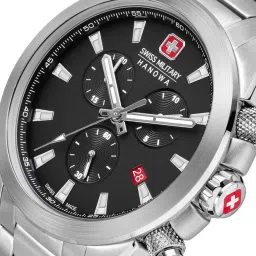 SWISS MILITARY HANOWA SMWGI0001901 CHIROPTERA NIGHT VISION Chronograph Analog Watch For Men image 4