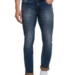 Parx Blue Skinny Fit Distressed Jeans-picture-23
