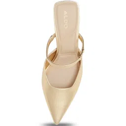 Aldo Women's TAWM Gold Sling Back Sandals image 4