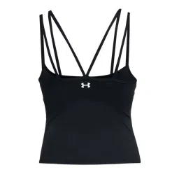 UNDER ARMOUR Black Slim Fit Sports Tank Top image 4