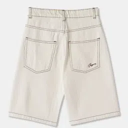 R&B Boys Ivory Cotton Shorts image 2