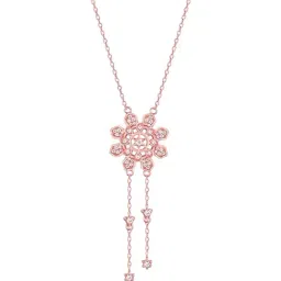 GIVA 925 Sterling Silver Rose Gold Necklace for Women-image-75