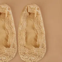 Ginger by Lifestyle Beige Socks image 3