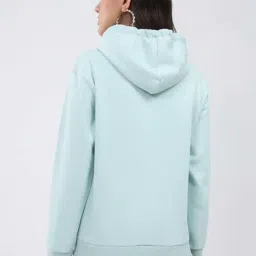 Monte Carlo Sea Green Regular Fit Hoodie image 2