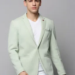 SHOWOFFFF Notched Lapel Long Sleeves Single-Breasted Blazers-picture-39