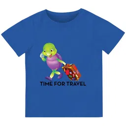 Purple Turtle Regular Fit Cotton Tshirt image 4