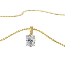 Emori 0.5 CT Oval Lab Grown Diamond Pendant-picture-21