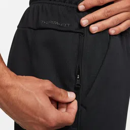 Nike Men Black Therma-FIT Trackpants image 5