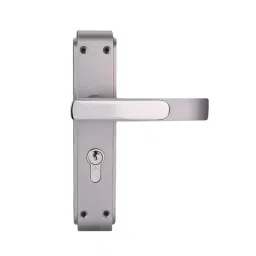 Godrej Door Handle Set 2C Gloria Matte Black Nickel 200 mm, 3722-picture-42