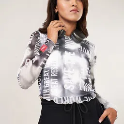 Ajile by Pantaloons Women Typography Printed Top-picture-32